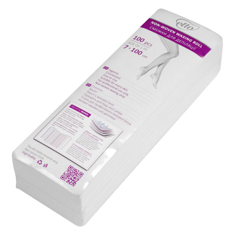 Смужки для депіляції в упаковці, білі, Etto, 100г/м2 , 100шт